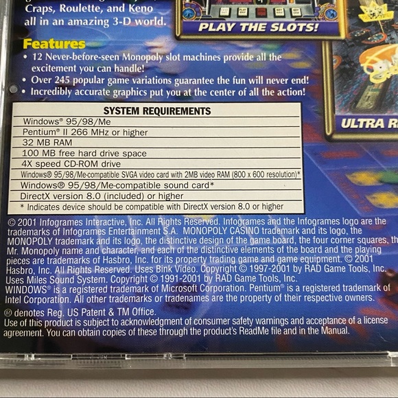 Monopoly Casino: Vegas Edition (PC, 2001) - Picture 7 of 8